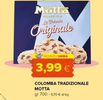 Tigre COLOMBA TRADIZIONALE MOTTA gr 700 offerta