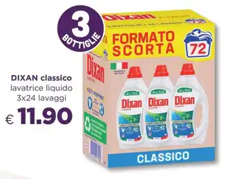 Acqua & Sapone DIXAN classico lavatrice liquido 3x24 lavaggi offerta