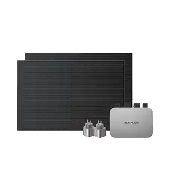 Eurobrico Kit fotovoltaico da balcone ecoflow - pannelli solari 2x400w e microinverter offerta