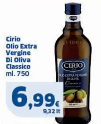 Cirio Olio Extra Vergine Di Oliva Classico ml. 750