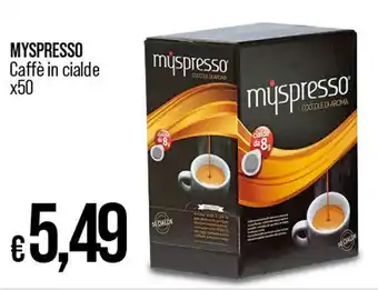 MYSPRESSO Caffè in cialde x50