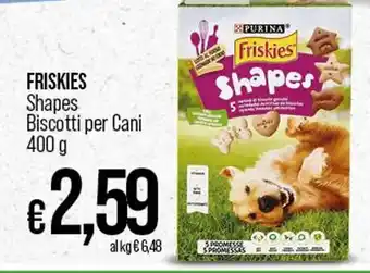 FRISKIES Shapes Biscotti per Cani 400 g