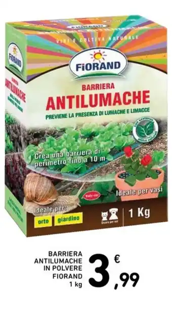 Spazio Conad BARRIERA ANTILUMACHE IN POLVERE FIORAND 1 kg offerta