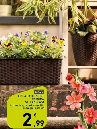 Spazio Conad LINEA BALCONETTE NATURAL STEFANPLAST offerta