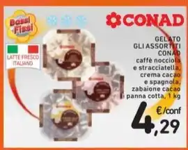 Spazio Conad GELATO GLI ASSORTITI CONAD offerta