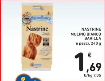 Spazio Conad NASTRINE MULINO BIANCO BARILLA 6 pezzi, 240 g offerta