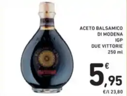 Spazio Conad ACETO BALSAMICO DI MODENA IGP DUE VITTORIE 250 ml offerta