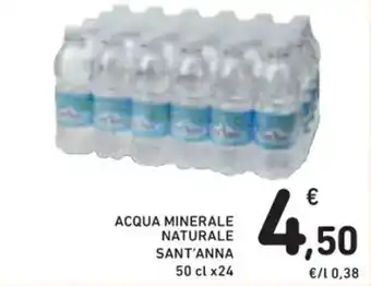 Spazio Conad ACQUA MINERALE NATURALE SANT'ANNA 50 cl x24 offerta
