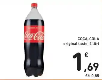 Spazio Conad COCA-COLA original taste, 2 litri offerta