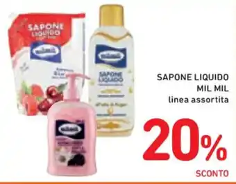 Spazio Conad SAPONE LIQUIDO MIL MIL linea assortita offerta