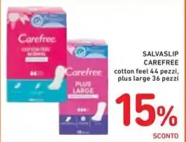 Spazio Conad SALVASLIP CAREFREE offerta