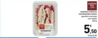 MARINATI FRESCHI SAPORI&IDEE CONAD sgombro marinato con cipolla 220 g