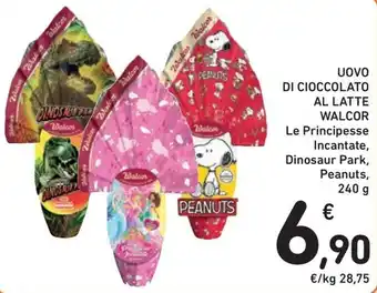Spazio Conad UOVO DI CIOCCOLATO AL LATTE WALCOR 240 g offerta