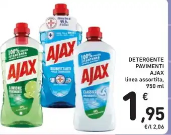 Spazio Conad DETERGENTE PAVIMENTI AJAX linea assortita, 950 ml offerta