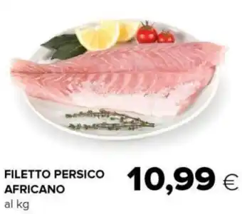 Tigre FILETTO PERSICO AFRICANO al kg offerta