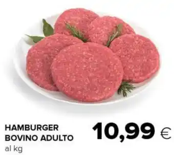 Tigre HAMBURGER BOVINO ADULTO al kg offerta