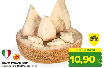 Tigre GRANA PADANO DOP stagionatura 18/20 mesi - al kg offerta