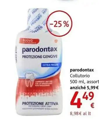 dm drogerie markt Parodontax Collutorio offerta
