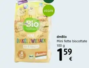 dm drogerie markt Dm Bio Mini Fette Biscottate offerta