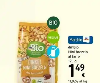 dm drogerie markt DmBio Dinkel Mini Brezeln 125 G offerta
