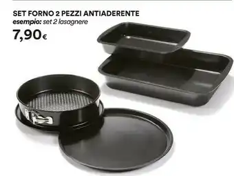 Coop Set Forno 2 Pezzi Antiaderente offerta