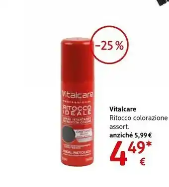 dm drogerie markt Vitalcare Ritocco Cotorazione offerta