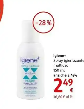 dm drogerie markt Igiene+ Spray Igienizzante Multiuso offerta
