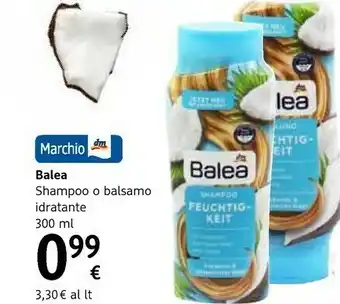 dm drogerie markt Balea Shampoo O Balsamo Idratante offerta