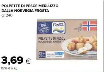 Tigre POLPETTE DI PESCE MERLUZZO DALLA NORVEGIA FROSTA gr 240 offerta