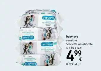 dm drogerie markt Babylove Sensitive Salviette Umidificate offerta