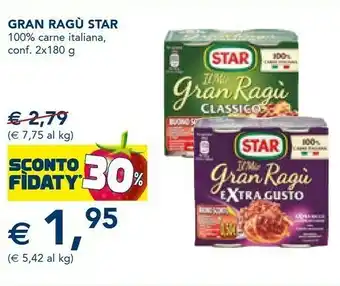 Esselunga Star Ragù offerta