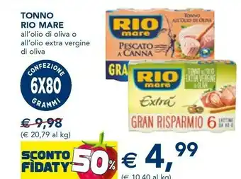 Esselunga Rio Mare Tonno Rio mare offerta
