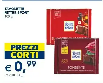 Esselunga Ritter sport Cioccolato offerta