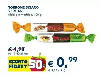 Esselunga Vergani Torrone offerta