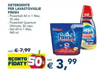 Esselunga Finish Detersivo lavastoviglie offerta