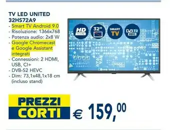 Esselunga United Tv led 32 offerta