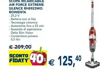 Esselunga Extreme Scopa elettrica offerta