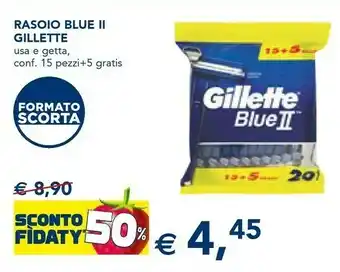 Esselunga Gillette Rasoio offerta