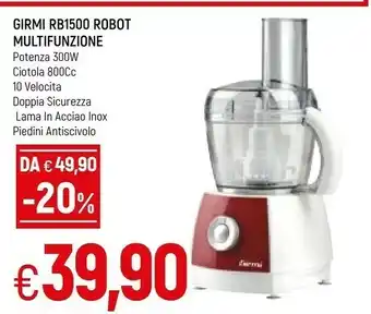 Famila Girmi Robot da cucina offerta