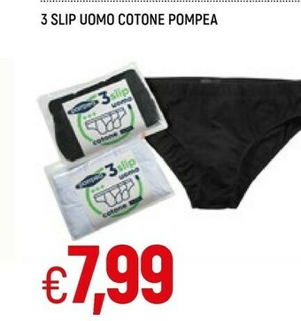 Famila Pompea 3 Slip Uomo Cotone offerta