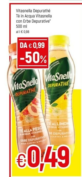 Famila Vitasnella Depurathe Te In Acqua Con Erbe Depurative offerta
