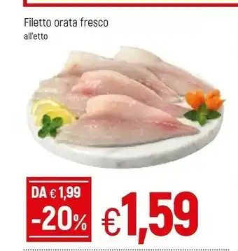 Famila Galassia Filetto Orata Fresco offerta