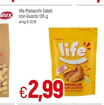 Famila Life Pistacchi Salati Con Guscio offerta