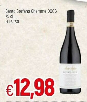 Famila Santo stefano Ghemme Docg offerta
