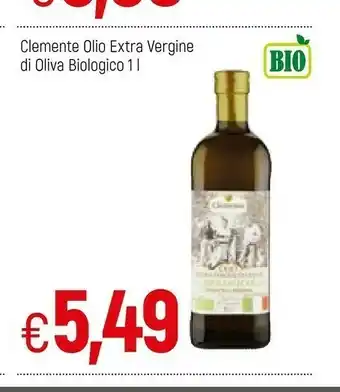 Famila Clemente Olio Extra Vergine Di Oliva Biologico offerta