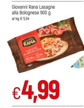 Famila Giovanni Rana - Lasagne Alla Bolognese offerta