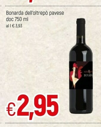 Famila Bonarda Dell'oltrepo Pavese offerta