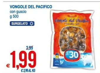 MD Discount Vongole Del Pacifico Con Guscio offerta