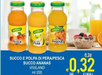 MD Discount Viviland Succo E Polpa Di Pesca 200 G(ml) offerta