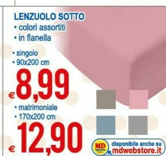MD Discount Lenzuolo Sotto offerta